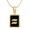 Wholesale Jewelry Fashion Constellation 304 Stainless Steel Shell 18K Gold Plated Gold Plated Stainless Steel Necklaces
