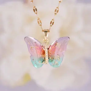 Colorized Butterfly Gold A2877