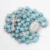 Wholesale Blue Turquoise Vintage Cross Beaded Necklace