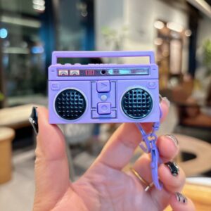 Antique radio—purple