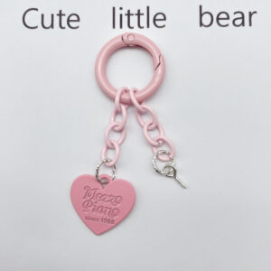 Light pink / Cute creative keychain (good gloss)