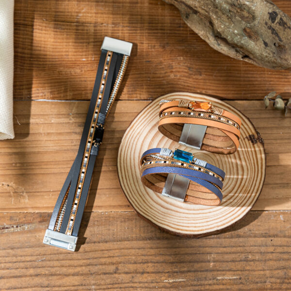 oly-758dbf3da9d038025bf24f6993d0b13a Wholesale Headwind multi-layer magnetic buckle bracelet