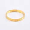 Wholesale PVD Coated Real Gold Plated 18K Gold Sun Solid Color Stainless Steel Simple Style Waterproof Non Tarnish Rings