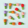 Wholesale Tulip Silicone Beads Flower Loose Beads