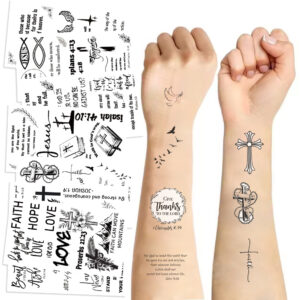 Wholesale Cross-border New Black and White Sheng Jing Series Tattoo Stickers Waterproof Party Party Gift Funny Fun Face Stickers