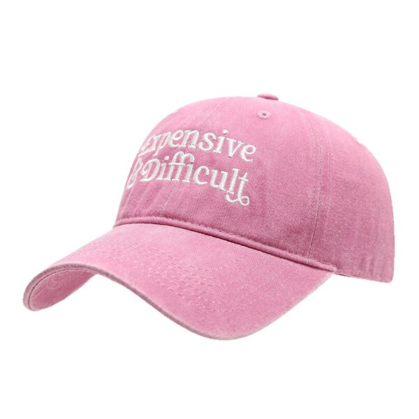 Wholesale European and American Trendy Fashion Soft Top Face-Slimming Baseball Cap with Letter Embroidery, Casual Sun Protection Hat