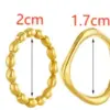 oly-75a5ead2eef5b8be41e303cf9bb022e7 Wholesale PVD Coated Gold Plated Solid Color Stainless Steel Simple Style Waterproof Non Tarnish Rings