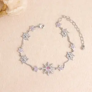 Pink Diamond-White Gold Color