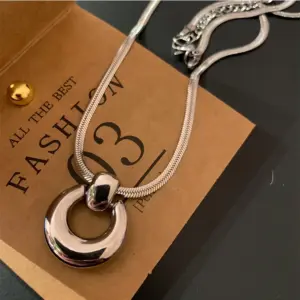 Titanium Steel Donut Necklace