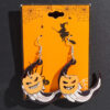 Wholesale Halloween Theme Wooden Earrings Funny Cartoon Ghost Pumpkin Skull Long Pendant Party Decoration Earrings
