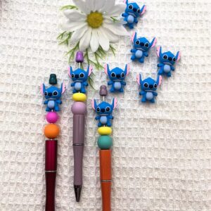 Wholesale 3D small stillborn silicone beads cute cartoon DYI beaded factory