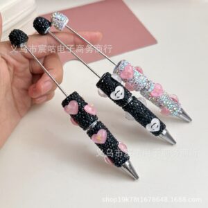Wholesale Heart-shaped clay beaded pen