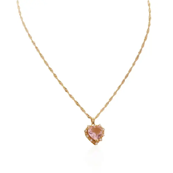 Wholesale Alloy Heart Copper Necklaces