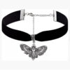 oly-75ff75fc3ce9840ee185a5ab044e3eb1 Wholesale Butterfly Pendant Veet Choke Necklace Factory Direct Sale