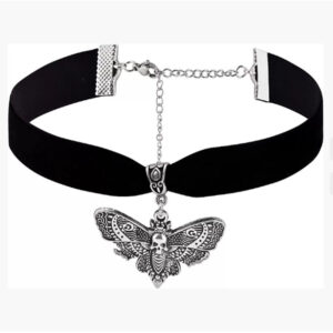 Wholesale Cross-Border Foreign Trade Amazon Butterfly Pendant Velvet Choke Necklace Factory Direct Sale