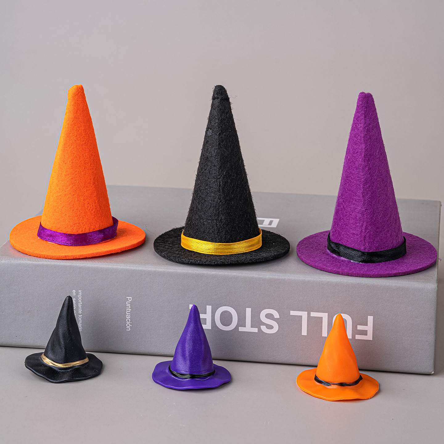 Wholesale Miniature witch hat, inted hat, ornament