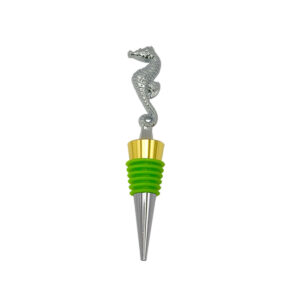 Haima dual-color electroplated green wine stopper