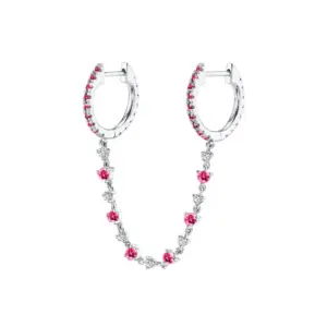 Rose Red Silver (Single Double Circle)