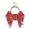 Wholesale Internet Celebrity pular Light Luxury Women's Multi-Color Fashion Imitation Leather Bow Mobile Phone Decoration Car Keychain Pendant