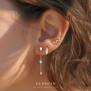 oly-761a2ed40aff6400e25b3cb30caea8aa Wholesale Branch and leaf earrings