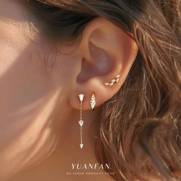 Wholesale Branch and leaf earrings