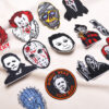 Wholesale Horror doll embroidery cloth stickers bag decoration patch stickers Halloween Kid decoration subsidy computer embroidery Zhang Zi