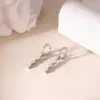 Wholesale Ion Plating (IP) 16K Gold Platinum Real Gold Plated Water Droplets 304 Stainless Steel Sexy Streetwear Waterproof Non Tarnish Drop Earrings