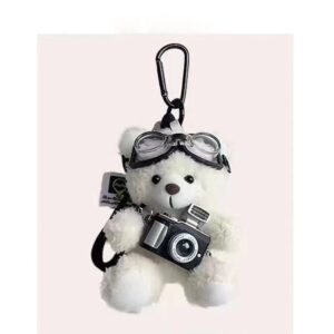 [mi white bear flash camera glasses]//black rope