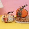 Wholesale Harvest Festival decoration props colorful fabric pumpkin ornaments