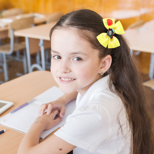 Wholesale Children's Bow Hairpin Simple Versatile Hair Accessory Back-To-School Season