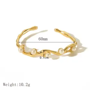 Pearl Bracelet-Gold