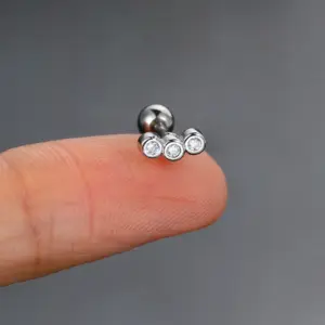 Round Three Diamonds-Platinum