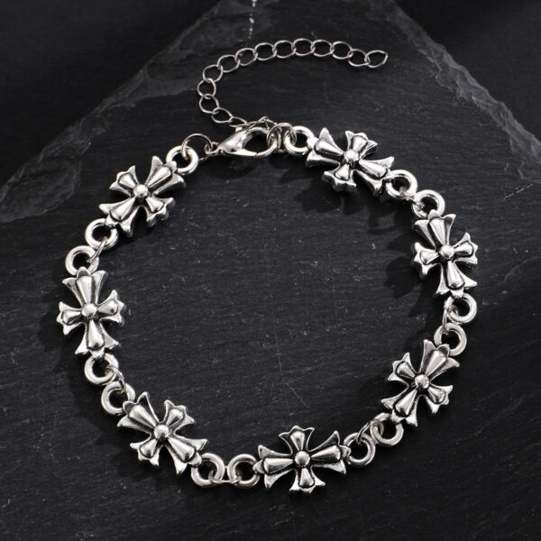 Wholesale Gothic Cross Men's Alloy Bracelet