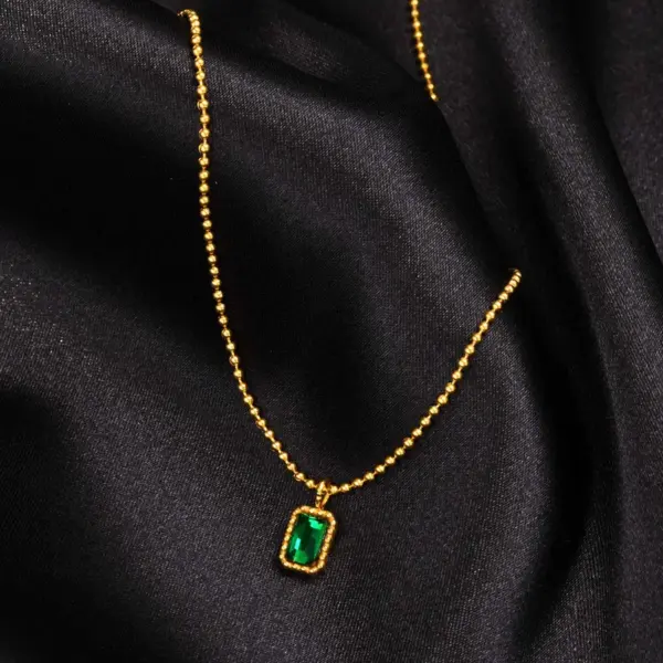 Wholesale PVD Coated Real Gold Plated 18K Gold Square 201 Stainless Steel IG Style Waterproof Non Tarnish Bracelets Earrings Necklace