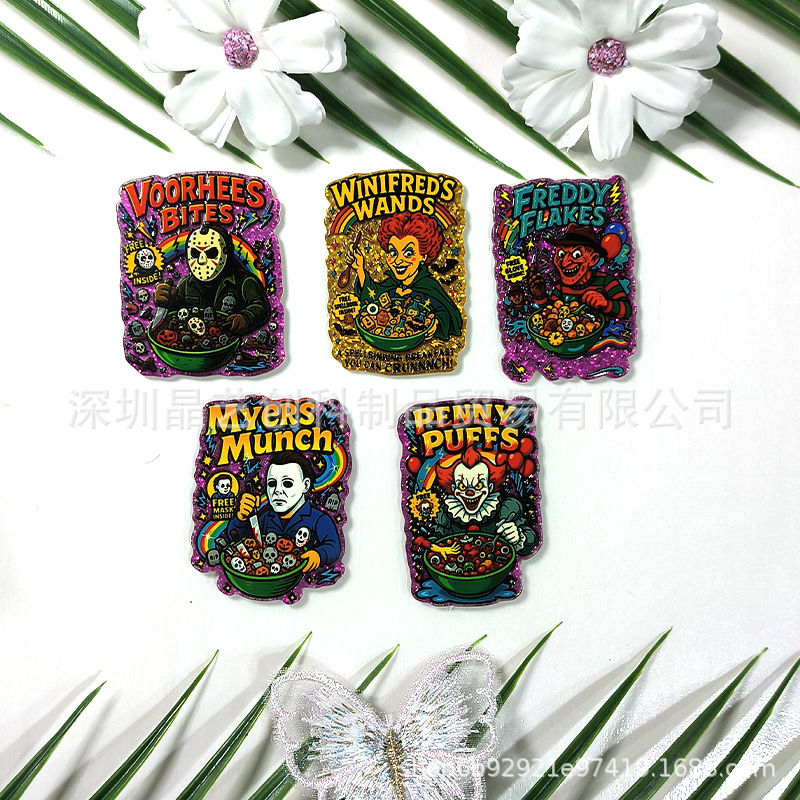 Wholesale Sequin Acrylic DIY Aessories- Horror Series