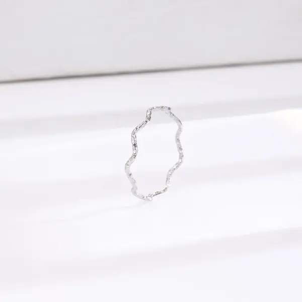 Wholesale Vacuum Plating Real Gold Plated 18K Gold Solid Color 304 Stainless Steel Glam Luxurious Solid Color Waterproof Non Tarnish Rings