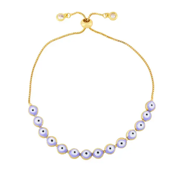 Copper Patchwork Stoving Varnish Eye No Inlaid Copper Bracelets