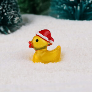 Glow-in-the-dark christmas duck-yellow