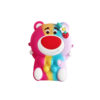 Wholesale 2023 New Rodenticide Pioneer Wallet Strawberry Bear Bag Bubble Crossbody Chilen's Cartoon Coin Purse Decompression Silicone Bag