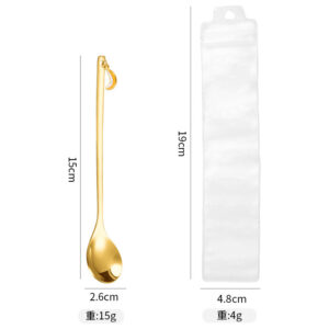 Banana spoon + PVC bag [gold]]