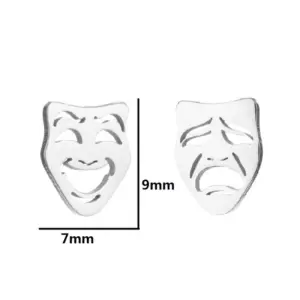 Crying Smiling Face / Steel Color