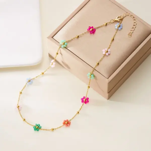 Wholesale Alloy Copper Plating Heart Shape Flower Copper Jewelry Sets