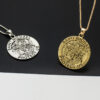 oly-76e04b5d9f8160888ef7a62cde618481 Wholesale Round Angel Medal Religious Necklace