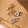 Wholesale 1 Pair Simple Style Streetwear Geometric Plating Copper 18k Gold Plated Drop Earrings