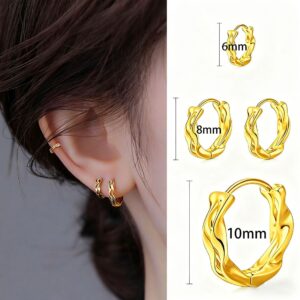 Double-layer braided cord, 10mm inner diameter - gold