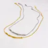 oly-76f6becc832cd11fb48650456c0408b9 Wholesale PVD Coated 18K Gold Real Gold Plated Geometric 304 Stainless Steel Simple Style Waterproof Non Tarnish 304 Stainless Steel Necklace