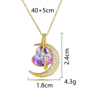 Moon Heart-Purple Light