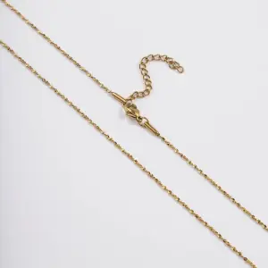 1.2mm Gold Gypsophila Chain / 60 5cm Extension Chain