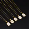 Wholesale PVD Coated Letter Stainless Steel Casual Simple Style Artistic 201 Stainless Steel Pendant Necklace