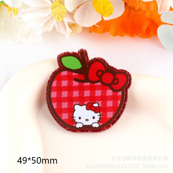 Wholesale Cartoon letter pencil cute accessories acrylic